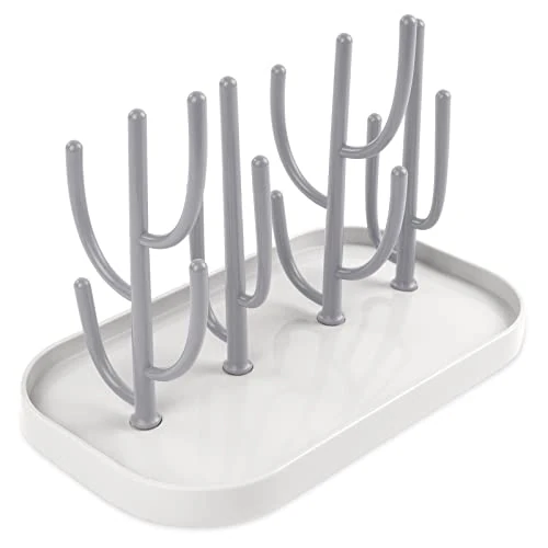Limited-time offer: Vicloon Baby Bottle Drain Rack,Feeding Cup Holder with Detachable Brackets,Multifunctional Bottle Storage Drying Rack for Bottles,Teats,Cups,Reusable Baby Bottle Holder Baby Accessories(Grey) from 6.99 £ to 4.99 £ (save 29%)