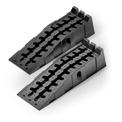 Zeitlich begrenztes Angebot: XPOtool Rampen Auto 2 Stück bis 5 t, 220 mm hoch, max. 300 mm breit von 53.99 € auf 53.99 € (0.00% Rabatt)