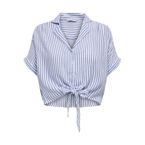Onlpaula Life S/S Tie Shirt WVN Noos