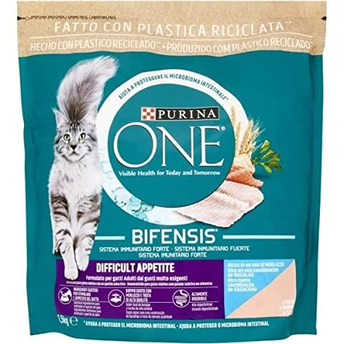 Offerta a tempo: Purina One Bifensis Appetito difficile Crocchette Gatti Merluzzo e Trota 1.5kg - 26% da 8.49 € a 6.29 €