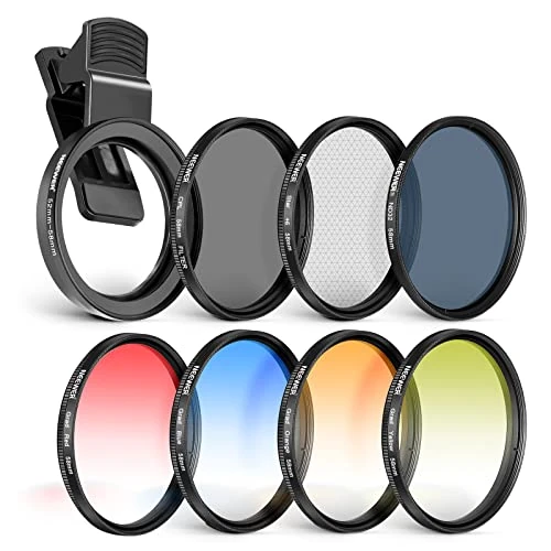 Offerta a tempo: NEEWER Kit di 58mm Filtro per Obiettivo con Clip - 0.00% da 53.50 € a 53.50 €