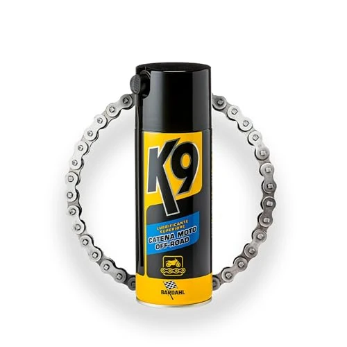 Offerta a tempo: Bardahl K9 Lubrificante Superiore Catena Moto Off-Road, Spray per Catena Moto e Catena Bici, Lubrifica e Protegge, Anti Ruggine e Corrosione, Agisce in Profondità, Chain Lube, 400 ml - 27% da 15.00 € a 11.00 €