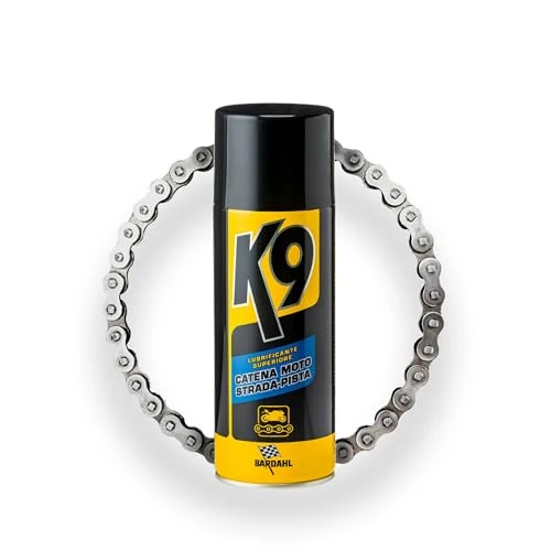 Bardahl K9 Lubrifiant Spray Supérieur Lubrifiant Chaîne Moto de Route ou Piste, Lubrifiant Chaîne Moto ou Chaîne Vélo, Accessoires Moto, Chain Lube