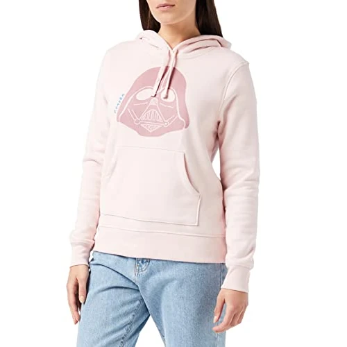 Amazon Essentials Disney | Marvel | Star Wars | Princess Sweat-shirts à capuche en polaire (grandes tailles disponibles) Femme, Star Wars Dark Vador, 5XL Grande taille