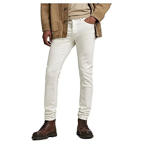 Tijdelijke aanbieding: G-Star Raw 3301 Slim Jeans Jeans heren,Wit (White Gd 51001-c258-g006),26W / 32L van 71.95 € naar 71.95 € (0.00% korting)