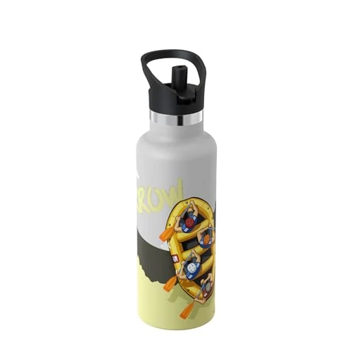 Limited-time offer: Sparrow Insulated Water Bottle Kids 500ml - FlipFlow Metal Water Bottles with Straw Lid - BPA Free - Leakproof Stainless Steel Flask for Sport, School, Outdoor, Travel from 14.95 GBP to 8.99 GBP (save 40%)