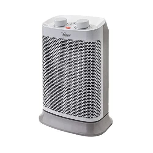 Offerta a tempo: Bimar HP121 Stufetta Elettrica, Termoventilatore Elettrico da 1500W a Basso Consumo con Termostato Regolabile e 2 Potenze di Riscaldamento, Corpo in Plastica con Maniglia Integrata - 41% da 59.99 € a 35.50 €