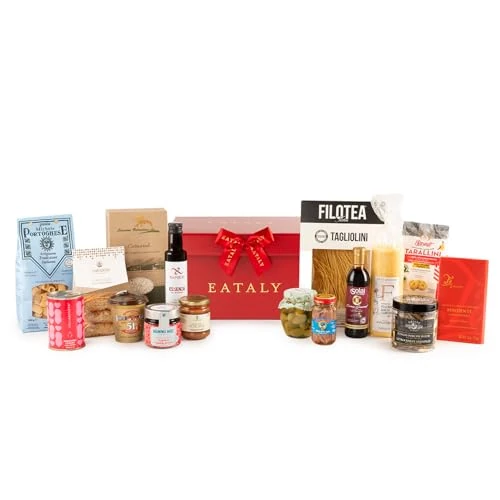 Offerta a tempo: EATALY – Il Natale degli Intenditori – Cesto Gastronomico Misto Dolce e Salato – Box con 16 Prodotti Italiani Selezionati – Confezione Elegante – Perfetto per Regali e Occasioni Speciali - 20% da 99.90 € a 79.90 €