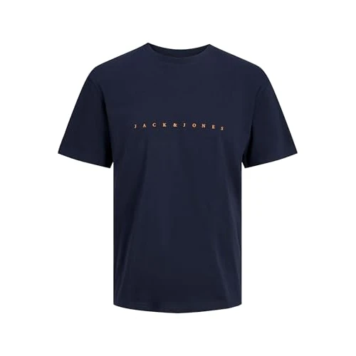 Offerta a tempo: JACK & JONES Jjestar Jj Tee Ss Noos, T-Shirt, Blu (Dark Navy), XXL Uomo - 44% da 17.99 € a 10.00 €