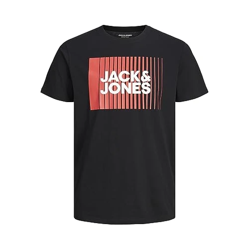 Offre limitée : Jack & Jones Homme Jjecorp Logo Tee Play O-Neck Noos T-Shirt, Noir, L EU de 14.90 € à 14.90 € (0.00% de remise)
