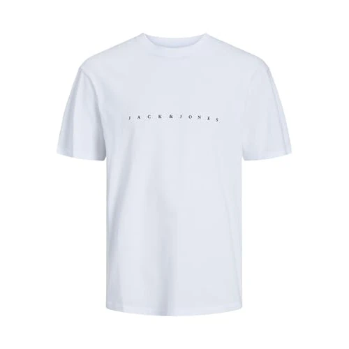 Offerta a tempo: JACK & JONES Jjestar Jj Tee Ss Noos, T-Shirt, Bianco (White), M Uomo - 28% da 17.99 € a 12.99 €