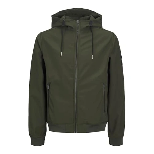 Oferta limitada: Bestseller A/S JJEBASIC Softshell Hood NOOS - Chaqueta para hombre, color pasa, S, Rosin., S de 59.99 EUR a 47.95 EUR (ahorro 20%)