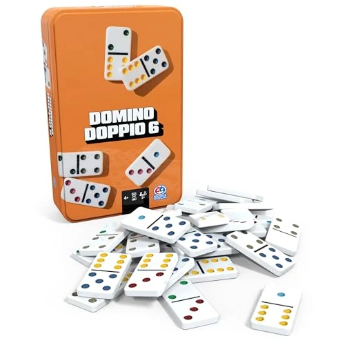 Editrice Giochi Classic Board Games, Domino Doppio Sei, Domino Game from 4 Years