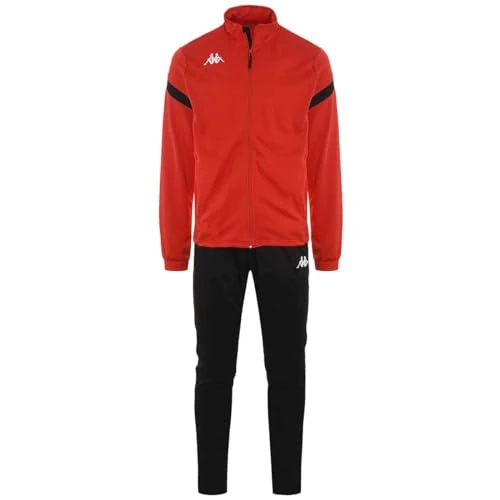 Kappa Unisex-Erwachsene Dalcito Trainingsanzug, Rojo/Schwarz, L