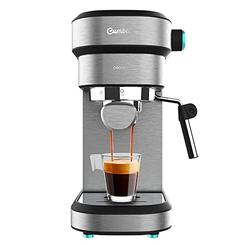 Limited-time offer: Cecotec Cafelizzia 890 Grey Espresso and Cappuccino, 1350 W, Thermoblock System, 20 Bars, Auto Mode for 1-2 Coffees, Adjustable Steamer, Capacity 1.2 L from 129.00 GBP to 129.00 GBP (save 0%)
