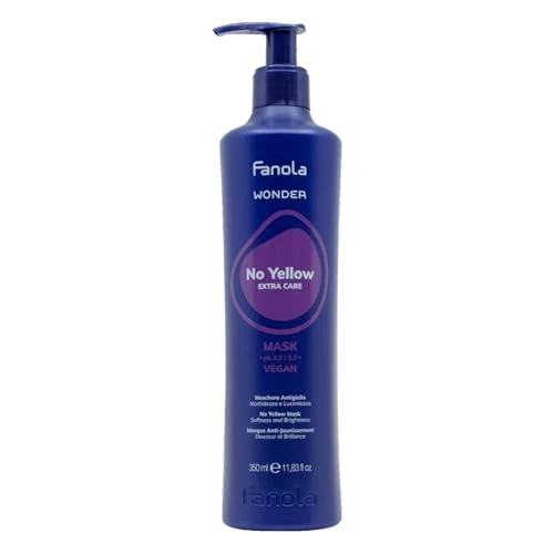 Limited-time offer: Fanola No Yellow Purple Hair Mask - Acidic pH Deep Conditioning Hair Mask for Blonde, Bleached & Grey Shades - Intense Violet Pigment Neutralizes Brassy Tones (11.8 Fl oz) from $25.75 to $25.75 (save 0.00%)