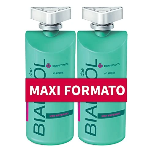 Bialcol Duo Hautdesinfektionsmittel mit bakterizider Wirkung, chirurgisches Medizinprodukt zur äußerlichen Anwendung - 2er-Pack (2 x 400 ml)