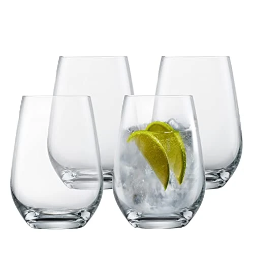 Oferta limitada: SCHOTT ZWIESEL Vasos de gin-tonic Bar Special (set de 4), vasos largos curvados para gin-tonic, vasos de cristal Tritan aptos para lavavajillas, fabricados en Alemania (art. nº. 130003) de 27.80 EUR a 23.63 EUR (ahorro 15%)