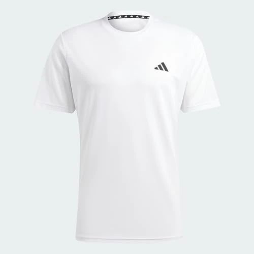 Limited-time offer: adidas Men's Train Essentials Training Shirt, White/Black, S from 15.00 £ to 15.00 £ (save 0.00%)