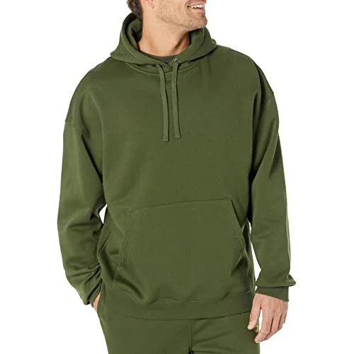 Limited offer: Amazon Essentials Mens Oversized-Fit Sweatshirt Hoodie (Available in Big & Tall) from 27.10 EUR to 27.10 EUR (save 0%)