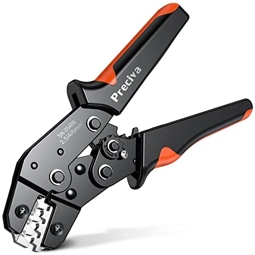 Zeitlich begrenztes Angebot: Solar Crimpzange, Preciva Solarstecker Crimpzange für 2.5/4.0/6.0mm² Solarpanel PV Kabel von 20.39 € auf 20.39 € (0.00% Rabatt)