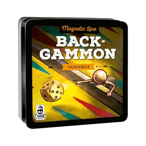 Offre limitée : Cranio Creations - Magnetic Line, Backgammon - Un grand classique au format de poche et magnétique - 2 joueurs - 10 minutes - Jeu pour familles et amis - À partir de 5 ans - Édition italienne de 9.68 € à 9.68 € (0.00% de remise)