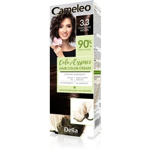 Offerta a tempo: Cameleo - Color Essence - Crema Colorante - Marrone Cioccolato - Colorazione “TONO SU TONO” - Effetto Fino a 8 Lavaggi - Colore Naturale e Profondo - Rinfresco del Colore - Nutrimento - 75g - 63% da 7.59 € a 2.80 €