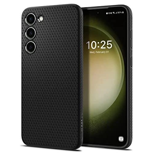 Offerta a tempo: Spigen Cover Liquid Air Compatibile con Samsung Galaxy S23 - Nero Opaco - 20% da 15.99 € a 12.79 €