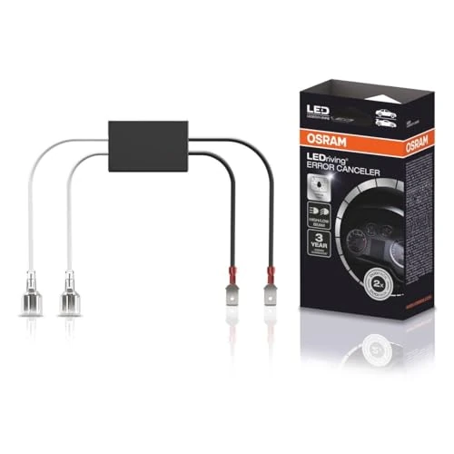 OSRAM LEDriving ERROR CANCELER, LEDEC01, omzeilt het lampuitvaldetectiesysteem voor retrofit LED-lampen zoals NIGHT BREAKER H7-LED