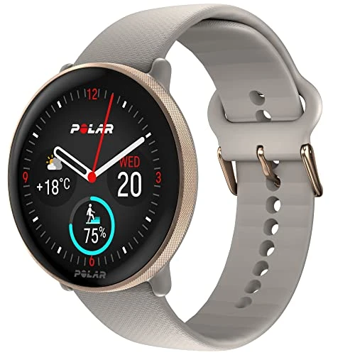 Offerta a tempo: Polar Smartwatch con GPS per Fitness e Benessere, analisi del Sonno, Display AMOLED, Activity Tracker 24/7, allenamenti Personalizzati e Guida vocale in Tempo Reale, Greige Sand, S-L, Ignite 3 - 41% da 339.90 € a 199.95 €