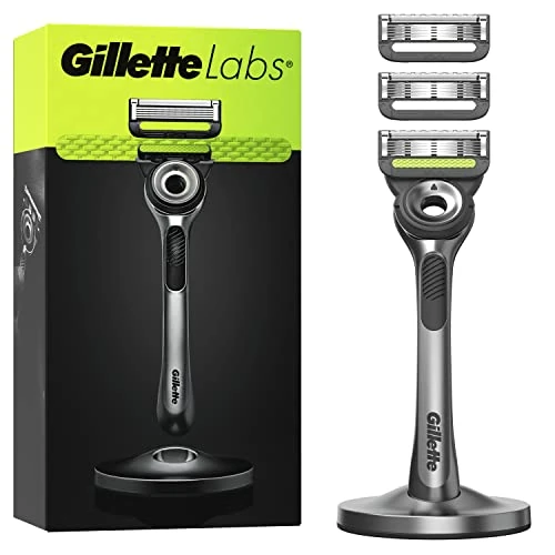 Offerta a tempo: Gillette LABS Rasoio Barba Manuale, con 3 Lamette Gillette LABS di Ricambio da 5 lame — 16% da 31,02 € a 25,99 €
