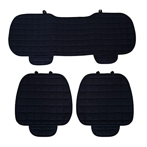 Zeitlich begrenztes Angebot: Auto Accessori Lupex - Universal-Autositzbezug 3-teilig, Sitzschutz 2 vorne und 1 hinten, Schwarz kalt, Komfortschutz für das Innenkissen des Autos von 30.90 € auf 30.90 € (0.00% Rabatt)