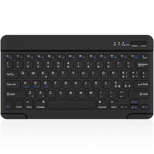 Zeitlich begrenztes Angebot: Kabellose Bluetooth-Tastatur, wiederaufladbar, Universal-Tastatur, ultradünn von 50.99 € auf 50.99 € (0.00% Rabatt)
