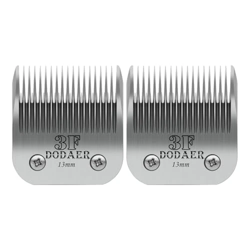 Offerta a tempo: 3F Lame staccabili per cani da compagnia compatibili con la serie Heiniger/Andis/Oster A5/Wahl KM10,2 contaggi - 44% da 69.99 € a 39.01 €