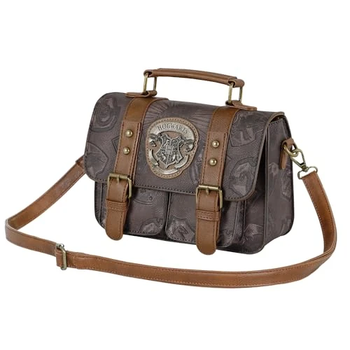 Offerta a tempo: Harry Potter Pride-Borsa a Tracolla Piccola Satchel, Marrone, 23 x 19 cm - 13% da 40.70 € a 35.40 €