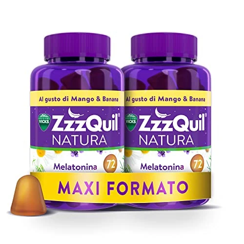 Offerta a tempo: ZzzQuil Natura, Melatonina Per Dormire — 20% da 50,08 € a 39,99 €