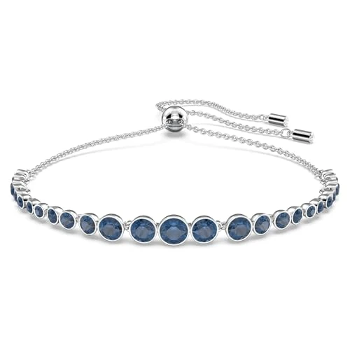 Beperkte aanbieding: Swarovski Imber Emily armband, Verschillende ronde slijpvormen, Blauw, Rodium toplaag van 85.00 EUR naar 59.50 EUR (besparing 30%)