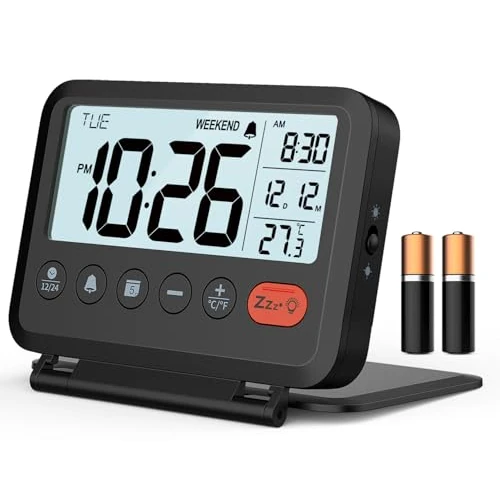 Limited-time offer: MeesMeek Digital Travel Alarm Clock, Battery Operated Bedroom Clock from $14.99 to $14.24 (save 5%)