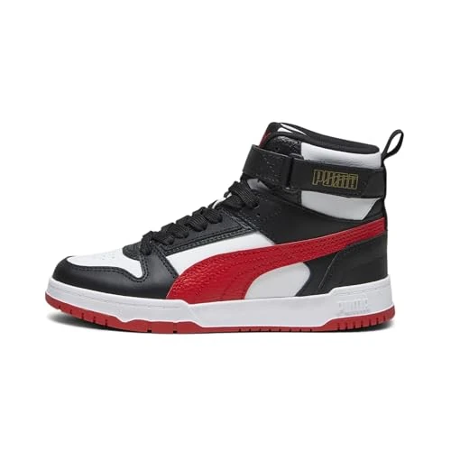Offerta a tempo: PUMA Unisex Kids Rbd Game Jr Scarpe da ginnastica, Puma White For All Time Red Puma Black Gold, 38 EU - 50% da 69.95 € a 35.00 €