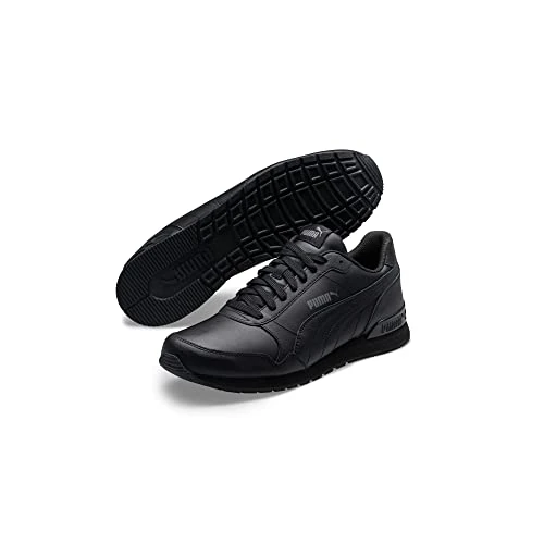 PUMA St Runner V2 Full L, Scarpe da ginnastica basse Unisex - Adulto, Puma Black Castlerock, 43 EU