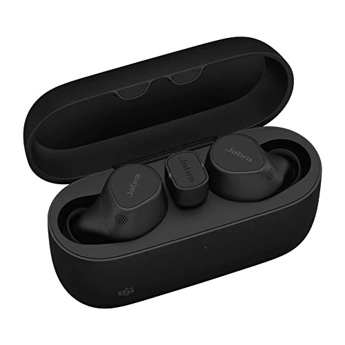 Offre limitée : Jabra Evolve2 Buds - Écouteurs Bluetooth intra-auriculaires sans fil True Wireless, ANC, MultiSensor Voice et chargeur à induction sans fil - Certifié MS Teams, compatible avec autres solutions - Noir de 269.38 € à 269.38 € (0.00% de remis