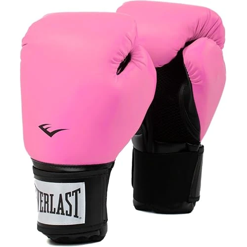Tijdelijke aanbieding: Everlast ProStyle 2 8oz Boxing Gloves, Red Boxing Gloves for Bags, Mitt Work & Fitness Classes, Hook and Loop System, Grip Cord, Half Mesh Palm and Triple Layered Padding - Authentic Everlast Gear van 44.99 € naar 42.67 € (5% kortin