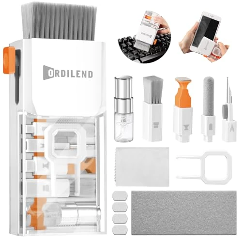 Limited-time offer: Keyboard Cleaner Laptop Cleaning Kit, All-in-One Keyboard Cleaning Kit, Laptop Cleaner Tool for MacBook iPad iPhone Computer, Portable Electronics Brush Tool for Tablet PC Camera Lens Earbuds Monitor from 15.99 GBP to 13.99 GBP (save 13%)