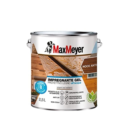Offerta a tempo: MAXMEYER IMPREGNANTE GEL ACQUA NOCE ANTICO 2,5 L - 37% da 60.90 € a 38.14 €