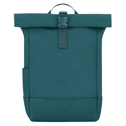 Begrenztes Angebot: Johnny Urban Rucksack Damen & Herren - Harvey Medium - Rolltop Mit Laptopfach für Uni Business City - 15L - Matte PU Beschichtung - Wasserabweisend von 79.72 EUR auf 55.01 EUR (Rabatt 31%)