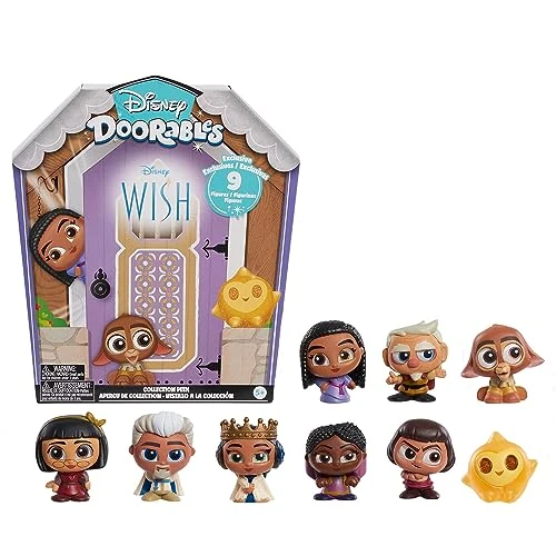 Figuras exclusivas en Nueva Caja Sorpresa Coleccionable Disney Doorables Wish, de 3,8 cm, Juguetes para niños a Partir de 5 años de Just Play