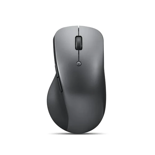 Mouse Professionale, Bluetooth 5.1, Sensore Ottico fino a 4000 DPI, Ricarica Veloce, Fino a 3 mesi di autonomia, Tasti Programmabili, Compatibile con Windows 10 e versioni successive, Grigio Tempesta