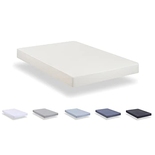 Todocama - Hoeslaken van extra zachte geborstelde microvezel (bed 160 x 190/200 cm, beige)