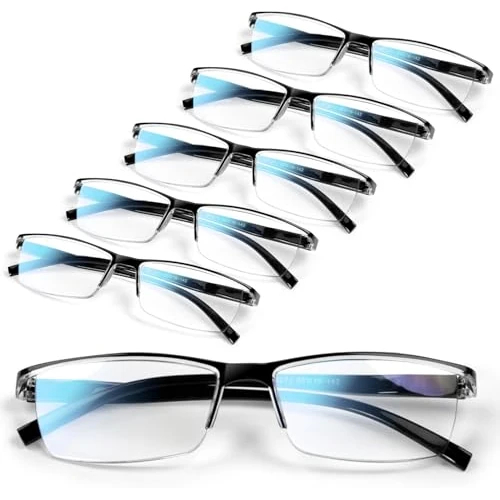 Limited-time offer: Gaoye 6 Pack Reading Glasses Men/Women, Eyeglasses, Blue Light Readers for Men/Women, Computer Eye Glasses, Cheaters from 17.99 GBP to 12.99 GBP (save 28%)