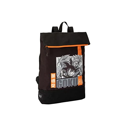 Oferta limitada: COMIX Anime Dragon Ball Z - Mochila escolar con compartimento de cremallera, correas de cinta y cremallera trasera, bolsillo interior + solapa magnética, 32 x 46 x 12 cm de 37.90 EUR a 37.90 EUR (ahorro 0%)